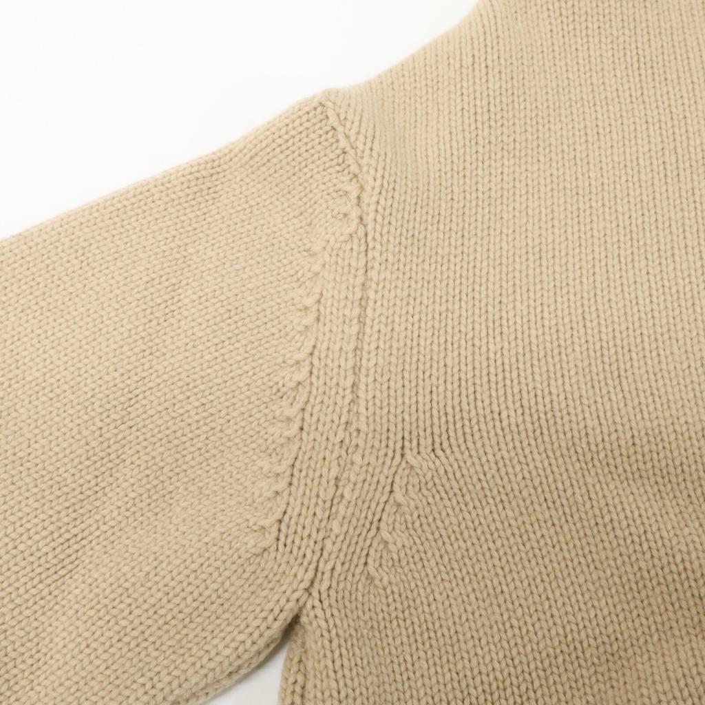 Muse Beige Wool Cashmere 5G Pullover Sweater Tops Not Written beigeUsed
