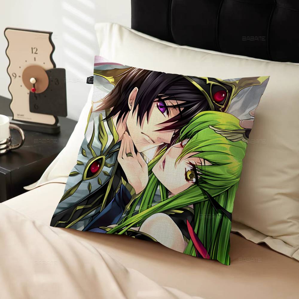 Classic Mecha Anime C-Code G-Geass Personalized Pillow Cover Kids Bedroom Wild Party Decor Pillowcase Kid Birthday Shower Gift