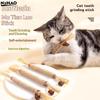 1/2PC Cat Toy Made Of Woody Smartweed Knotweed Teething Sticks Insect Gall Raffia Sisal Rope Teeth Cleaning Toy Cat TeasingStick