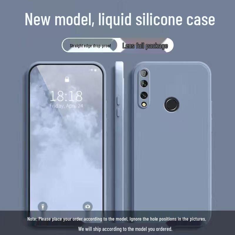 Huawei Enjoy 10 Plus Liquid Silicone Drop-proof Phone Case - Skin-friendly & Full Coverage