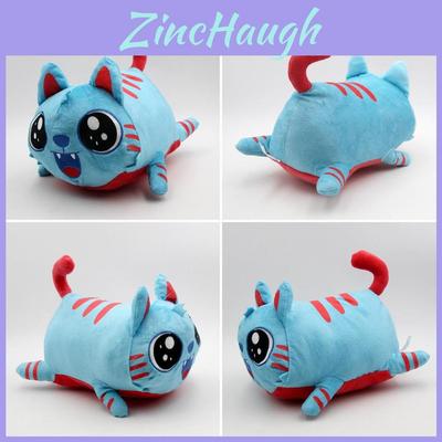 Soft And Colorful Plush Toy Gravycatman Blue Cat Stuffed Doll For Kids