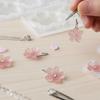 Reusable Heat Resistant Silicone Nail Mold With Elegant Sakuras Shape Manicure Mould For Home Salon and Travel Use