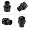 Boost Tap Vacuum Sensor Adapter, High Performance Aluminum Alloy Engine Source Connector for   2.0T FSI Vehicles Black