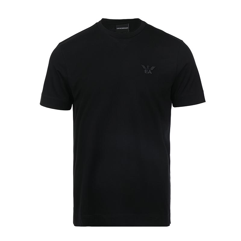 

Emporio Armani Ss24 Letter Logo Embroidered Crew Neck Loose Fit Short Sleeve T-Shirt Men tops Black 6D1TM1-1JOCZ-0013 M