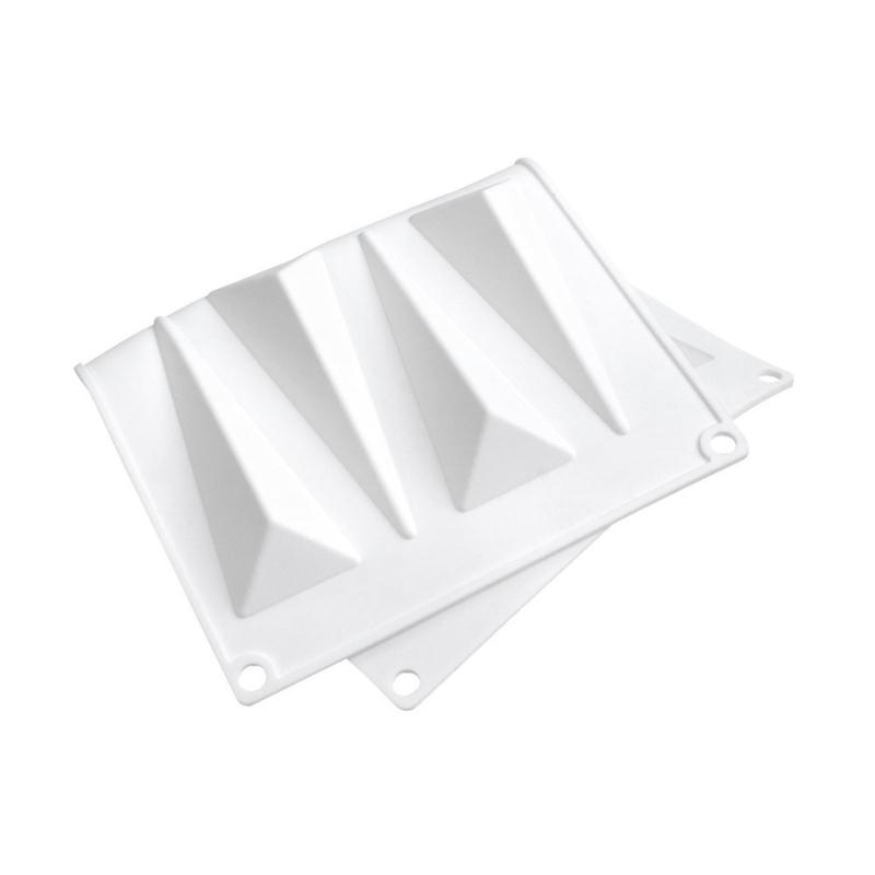 Silicone Fondant Mould Triangular-Rhombus Shape Sugar Mould Cookie Baking Mold for Chocolate DIY Baking Cake Decoration