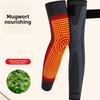 Running Knee Pads Knitted Extended Knee Pads Long Leg Bandages Pressurized Warm Thigh Knee Pads Sports Cycling Leg Pads Socks
