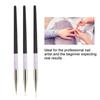 3pcs Delicate Nail Art Dotting Liner Brush Professional Nail Art Brush Nail Art Pen Acrylic Nails