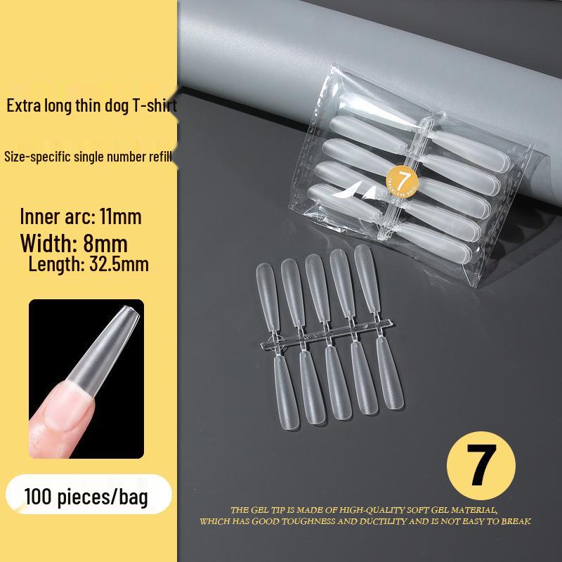 Jia Naisi Extra Long Wearable T-Shaped Manicure Nails
