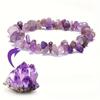 Natural Crystal Style Chip Stone Bracelet Healing Crystal Stretch Bracelet,1pc