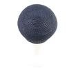 Excellent HERMES Casquette Garate Serie Metal Hat Navy Raffia Women Used