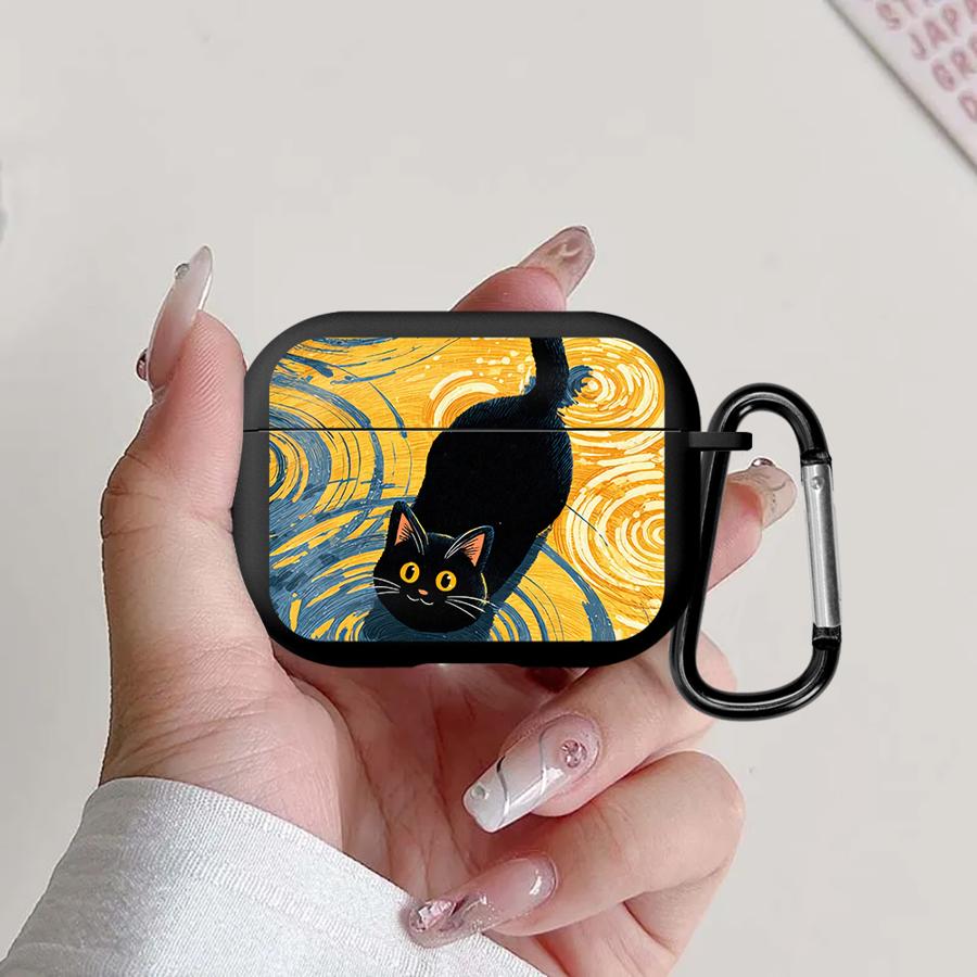 

A Kitten In The Rain Earphone Cases Cover Case For Airpods Pro2 2 4 Pro3 3 Pro 1 Airpods 1