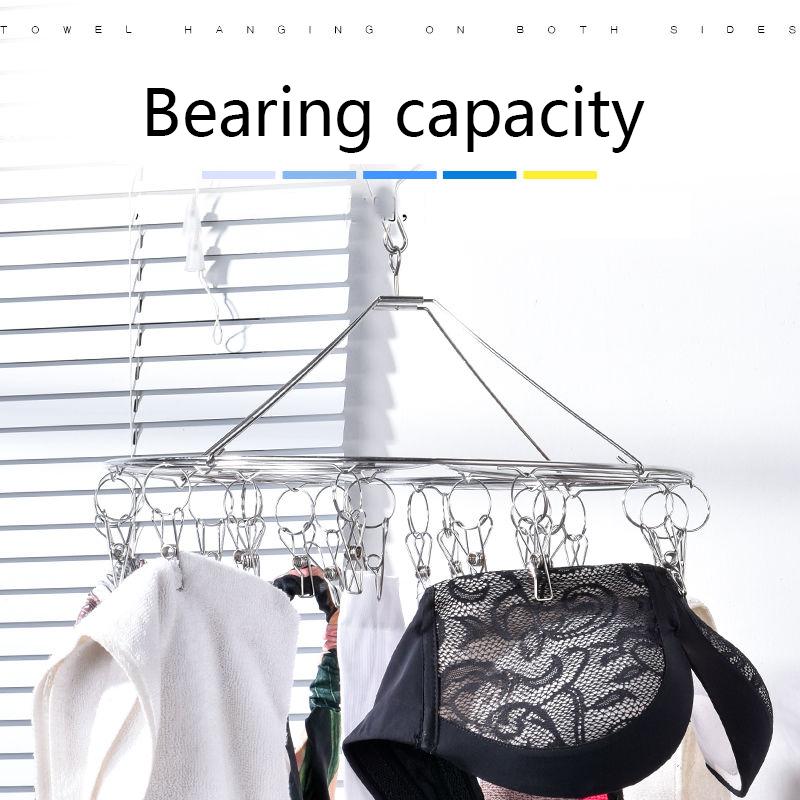 Steel Windproof Clips Clothespin Laundry Hanger Best Clothesline Sock Towel Bra Drying Rack Clothes Peg Hook Airer Dryer