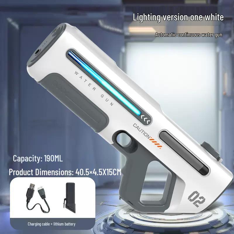 Pulse Electric High-Pressure Water Gun: Automatic Absorption & Strong Spray for Outdoor Fun