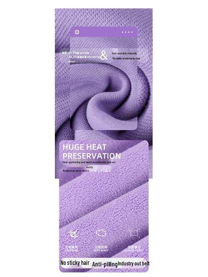 Women's Cream Fleece Sweatpants, Casual Loose Fit, Thickened for Autumn/Winter, Elastic and Warm Joggers, 420g.