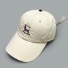 Spring/Summer Cute Puppy Plaid Tether Baseball Cap Ladies Shade Cartoon Embroidery Cap