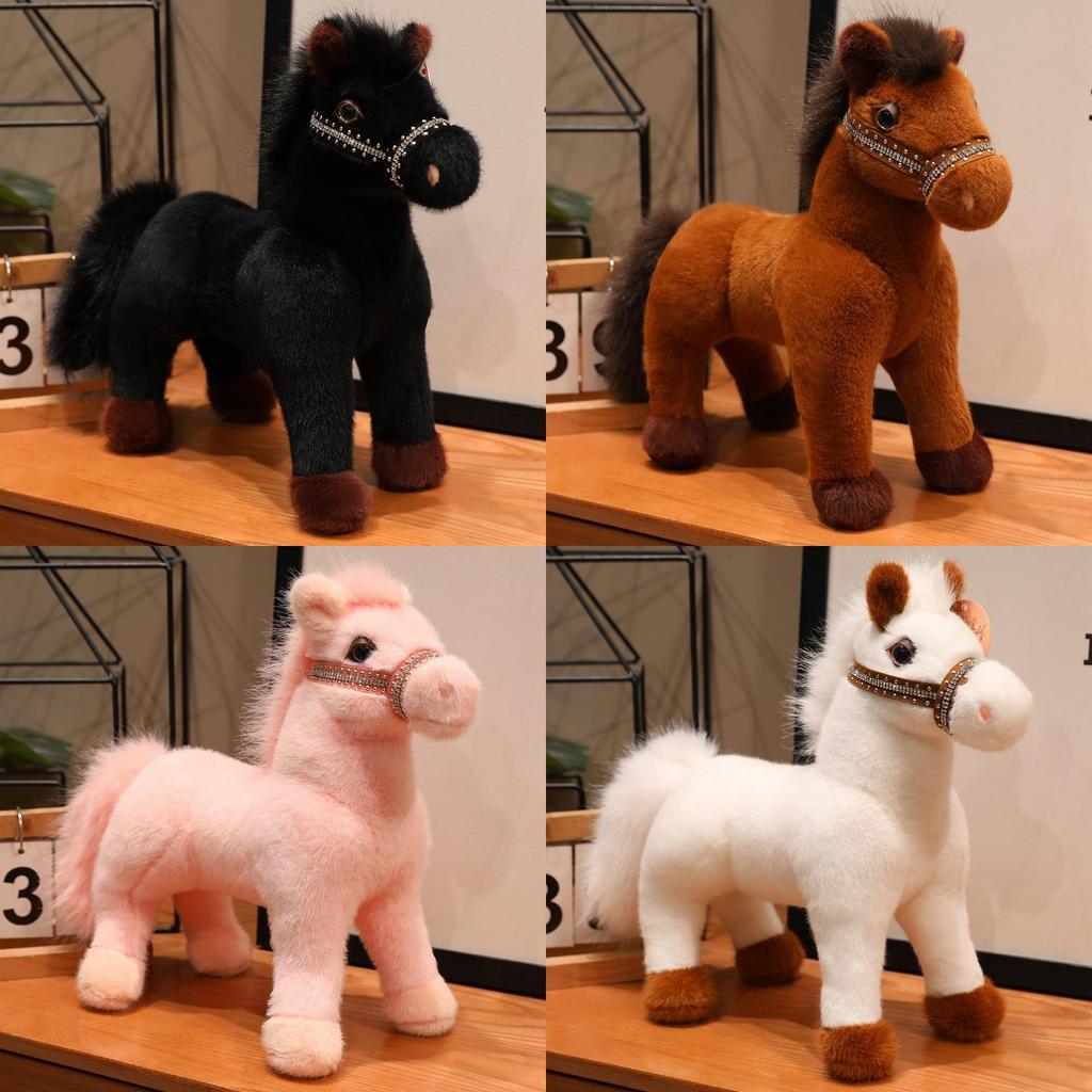 Plush Horse Toy With Pp Cotton Filling For Children And Gift Giving