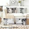 Bamboo Pattern Decorative Pillowcase Suitable For Sofa Bedroom Car Pillow Cover Cushion Rectangular Back Cushion