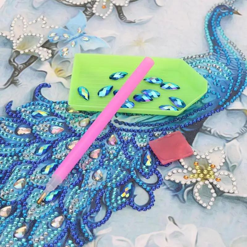 50cm*30cm 5D DIY Special-shaped Drill Diamond Painting Peacock Cross Stitch Craft Kit