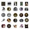 56 Mysterious Universe Sun And Moon Tonghui Retro Creative Stickers Water Cup Notebook Waterproof Stickers