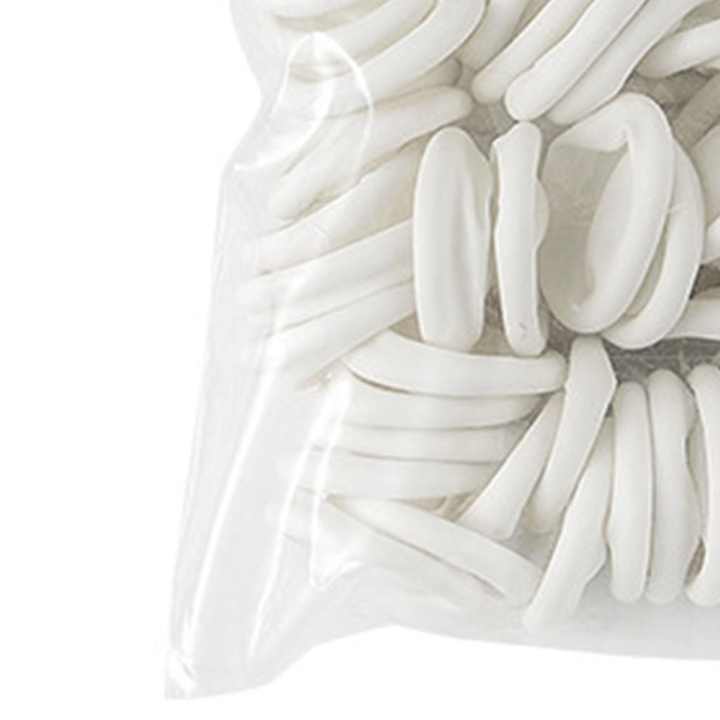 100 Pezzi Ditali Monouso Coperture in Gomma Resistenti all'Usura Antiscivolo Ispessimento per Elettronica