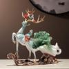 Ruijie Resin Lucky Deer & Cabbage Ornament