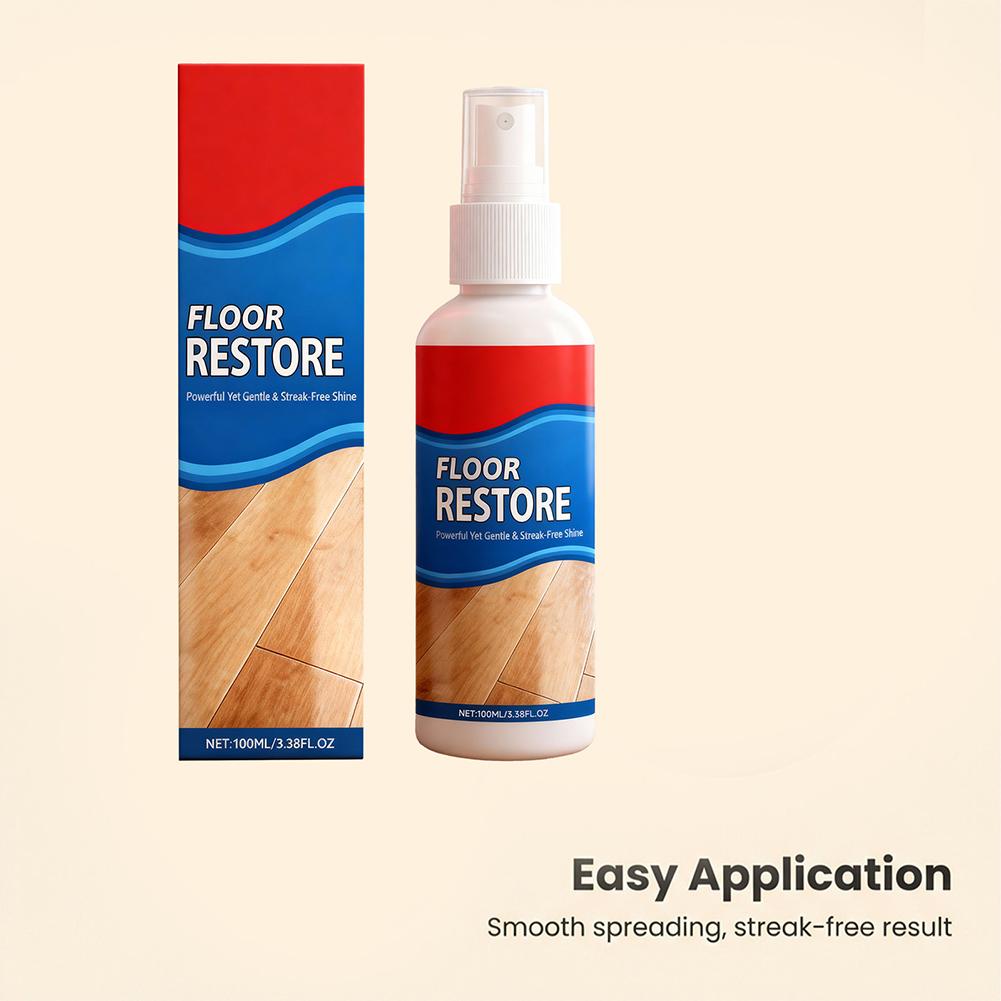 Professional Wood Floor Restorer Polish With Streak-Free Finish Application Hardwood Luster-Floor Polish Child-Safe Living Areas