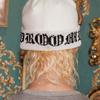 UNALLOYED GOTHIC ROOM LOGO BEANIE / IVORY