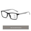 Women's Fashion Ultra-Light Progressive Multifocal Reading Glasses - Square Frame, Anti-Blue Light, Near & Far Vision.