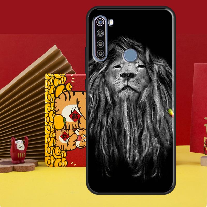 Rasta Lion Reggae Bob Marleys Case For Redmi Note 12 10 8 9 11 Pro Cover For Redmi Note 12S 11S 10S 9S 8T 9C 10C 12C Coque