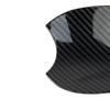 Carbon Fiber Style Door Handle Bowl Anti-Scratch Cover Trim For Toyota Tundra