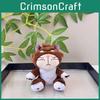 Soft And Charming Plush Lucifer Cat Keychain Unique Creative Hanging Accessory