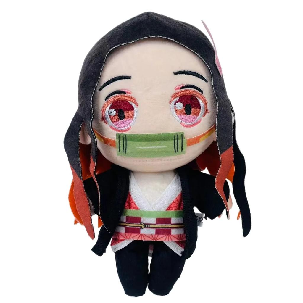 Hračka pre plyšovú bábiku Akaza Cosplay Anime Demon Slayer: Kimetsu no Yaiba Tsugikuni Yoriichi Kokushibo roztomilý mäkký plnený vankúš 20 cm