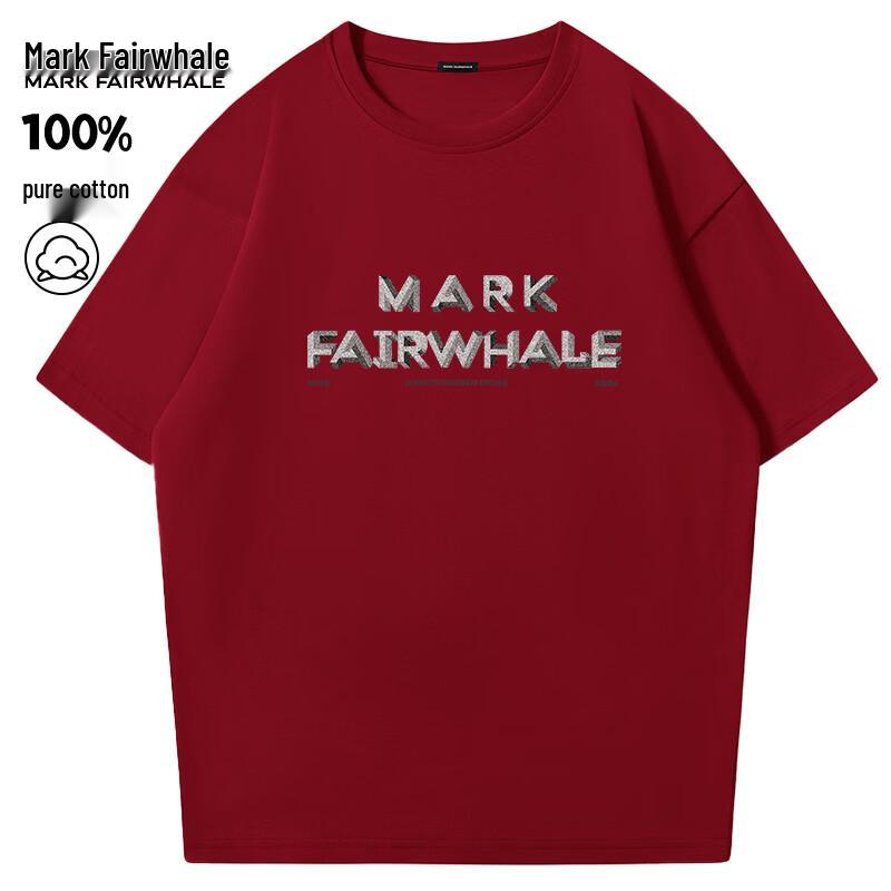 Mark Hua Fei Men's Retro Trendy Cotton T-Shirt