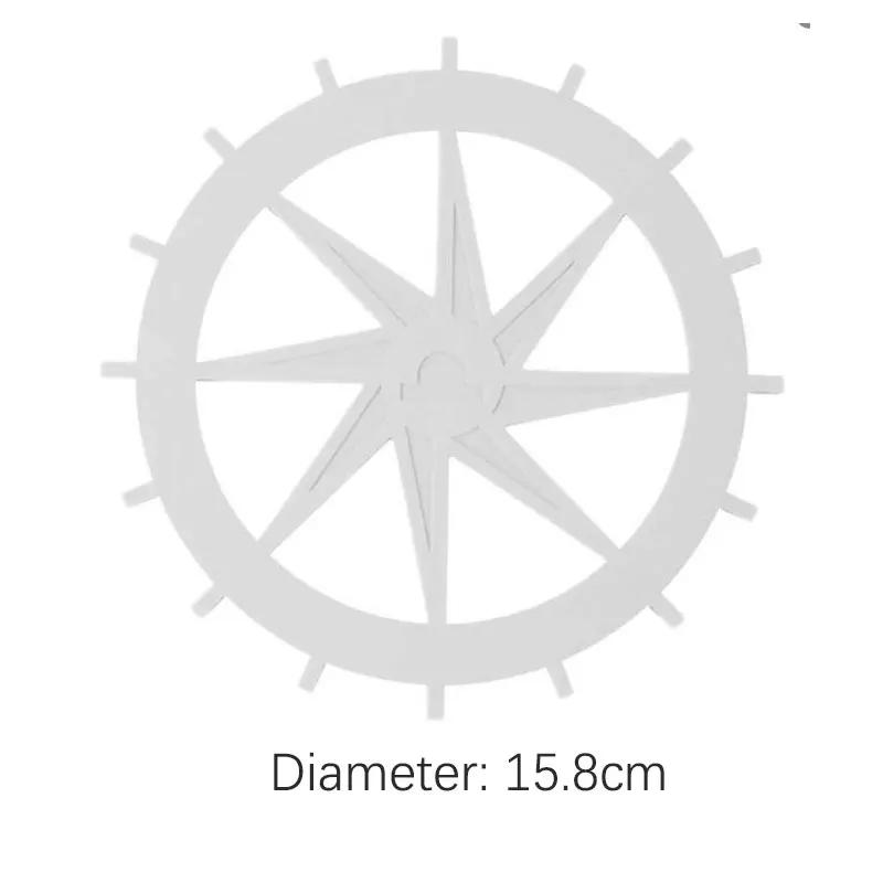 

1 шт. Силиконовая подставка под чашку в виде ветряной мельницы, полая, водонепроницаемая, противоскользящая, термоизоляционная, подставка под кастрюлю, подкладка под чашку, кухонная посуда, подкладка для стола, декор