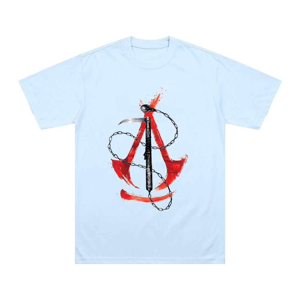 Assassin's Creed Cartoon Print Tee Summer Cotton Breathable T Shirts Short Sleeve Fashion Unisex Retro Tees