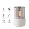 Candlelight Aroma Diffuser Portable 120ml Electric USB Air Humidifier Essential Oil Cool Mist Maker Fogger with LED Night Light