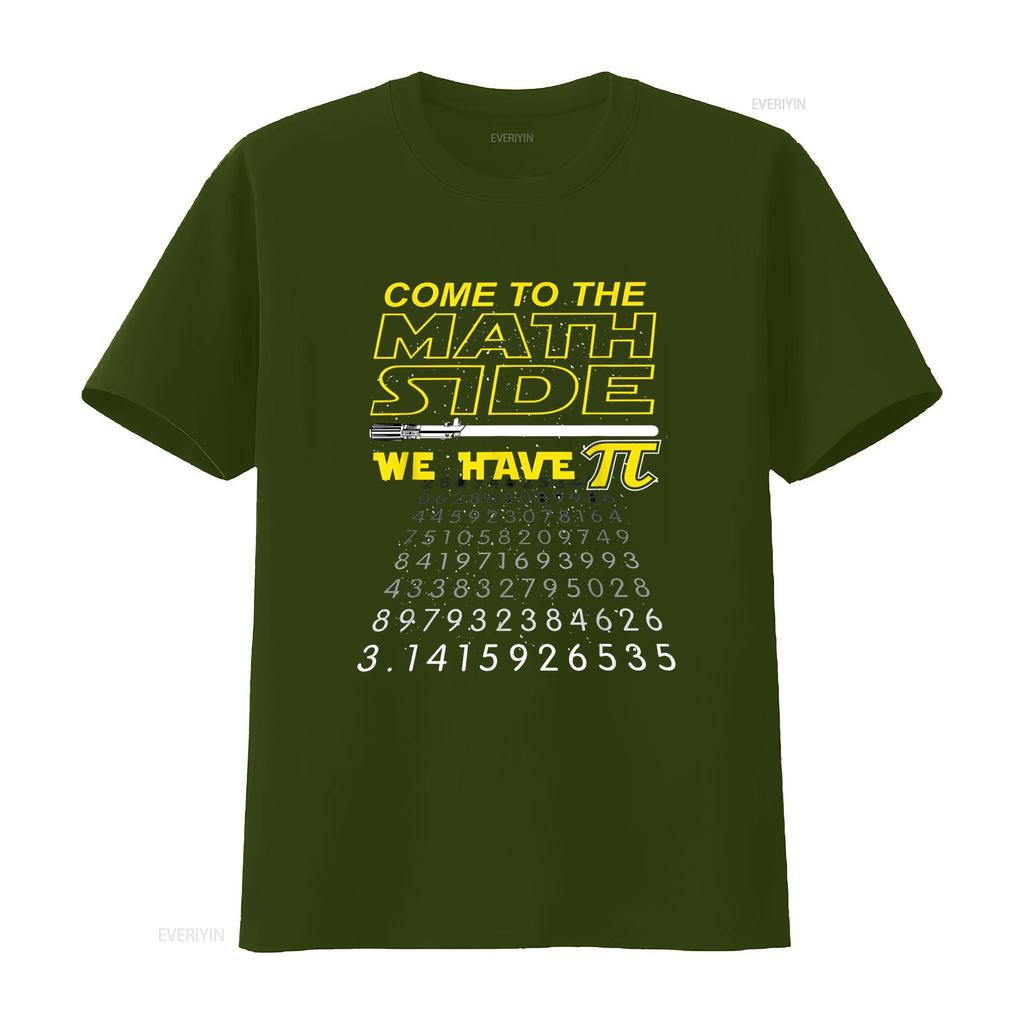 Come To The Math Side We Have Pi Geek Nerd T Shirt Vintage Washed Fashion Streetwear Comfortable Unisex Stretched