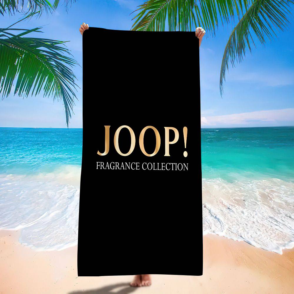 Mode Logo J-Joop.png Mikrofaserdecke Schnelltrocknende Strandtücher Übergröße Druck Super Saugfähige Pooltuchdecke
