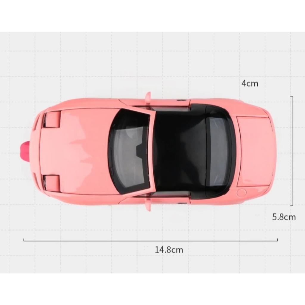 1/32 Mazda MX5 MX-5 Slitina Tlakově litý Model Hračka Auto Zvuk a Světlo Stahovací Dětská Hračka Sběratelský Předmět Dárek k Narozeninám