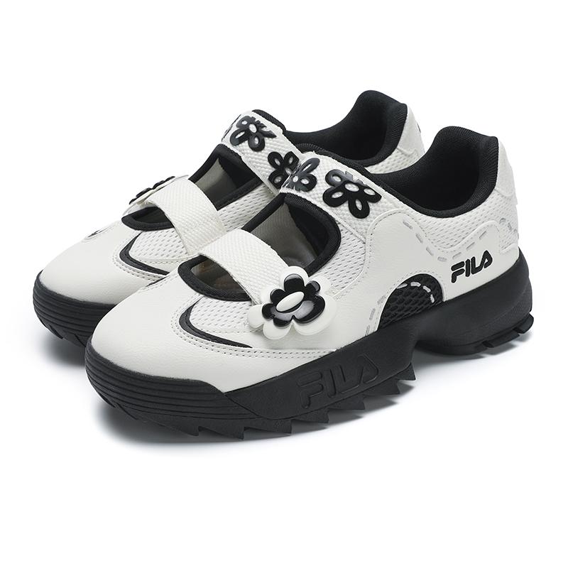 New FILA Abrasion Resistant Breathable Balance Casual Shoes Women's White Black F12W532148FWB