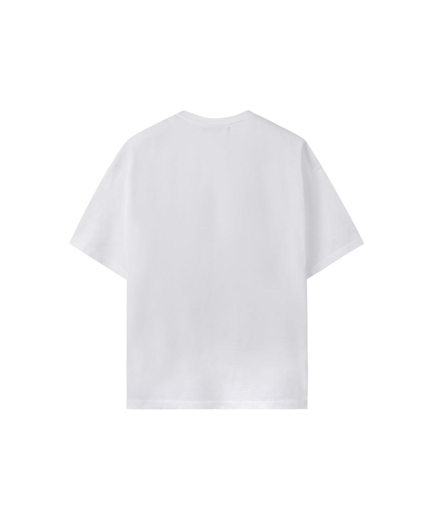RECODE Sleeve Patch T-Shirt_Rktam25618Whx