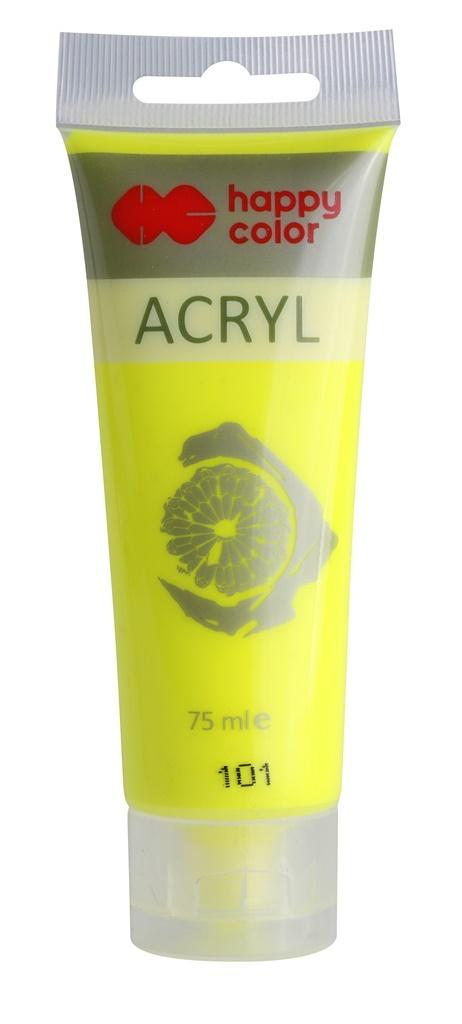 Acrylic Paint 75 ML Yellow Fluo(101) 9648
