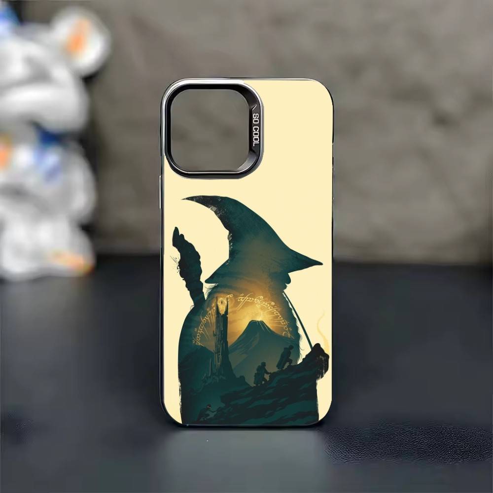 Moive The L-Lord of the R-Rings Phone Case Color Silver Shell For IPhone 17 16 15 14 13 12 11 Pro Max Plus