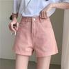 White Denim Shorts for Women, Summer 2026 New Model, High-waisted, Slimming, Loose, Wide-leg, Sexy A-line Shorts