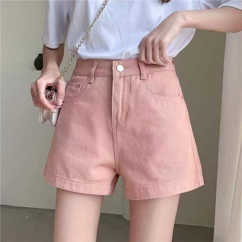 White Denim Shorts for Women, Summer 2026 New Model, High-waisted, Slimming, Loose, Wide-leg, Sexy A-line Shorts