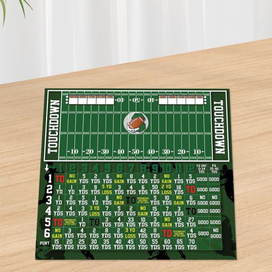 Holz Fußball Würfelspiel Reise Familienspielabend Partys Interaktives Fußball Brettspiel Erwachsene Fußball Knöchel Touchdown Würfel Tischspiel