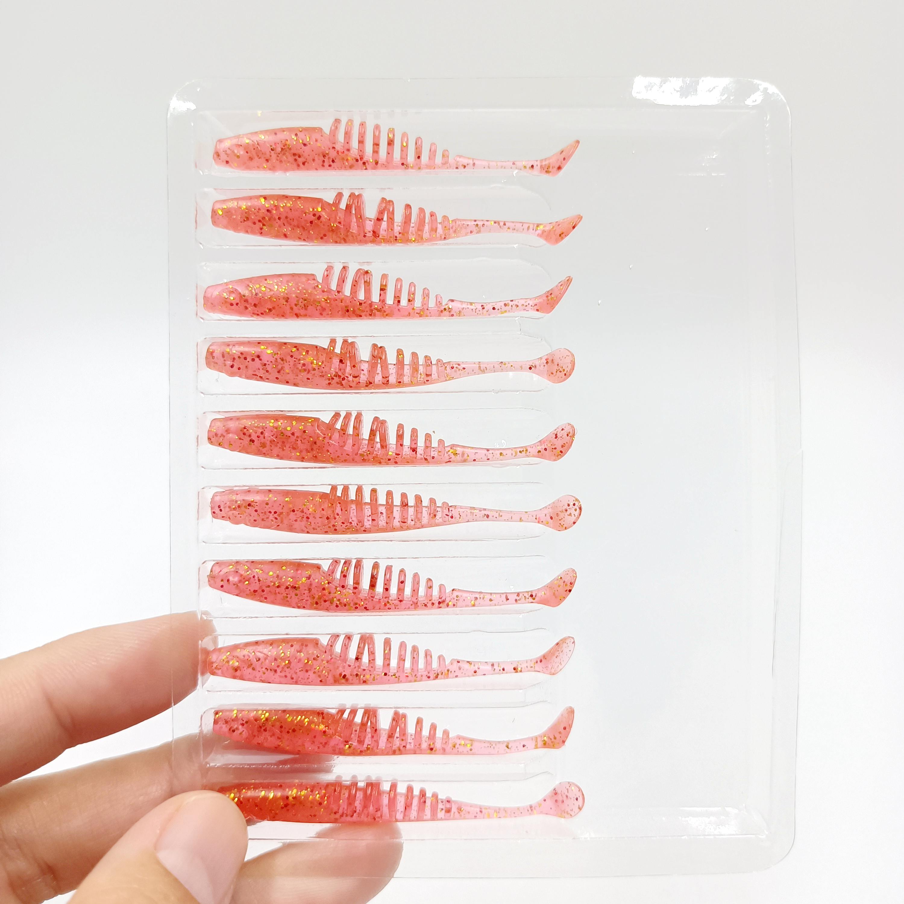 

DUODUOYU 10PCS 5.5cm 0.8g Mini Soft Fishing Lures Jig Wobblers Silicone Artificial Rubber Bait Swim Baas Pesca Fishing Tackle кадмий красный