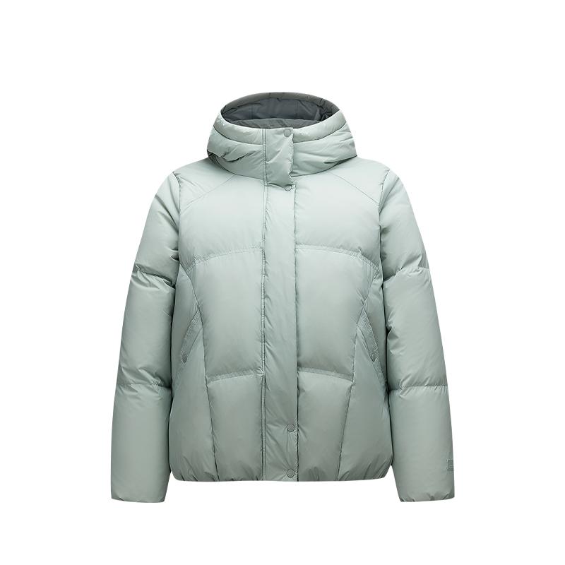 

Anta Fashionable Simple Hooded Zipper Short Sports Casual Down Jacket Women Jackets 162548914-6 M