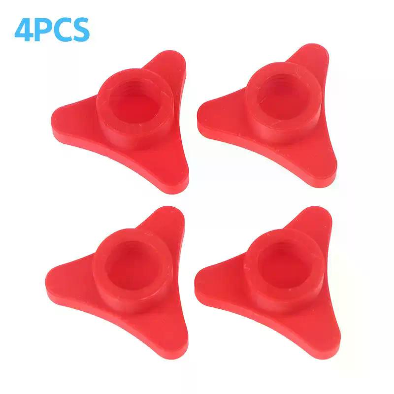4PCS Glass Glue Caps - Durable Plastic Sealing Caps For Standard Glue Bottles, Portable Decoration Tools