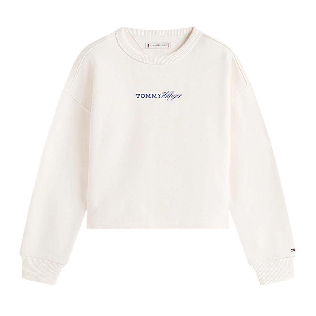 Tommy Hilfiger Childrens/Kids Logo Crew Neck Sweatshirt